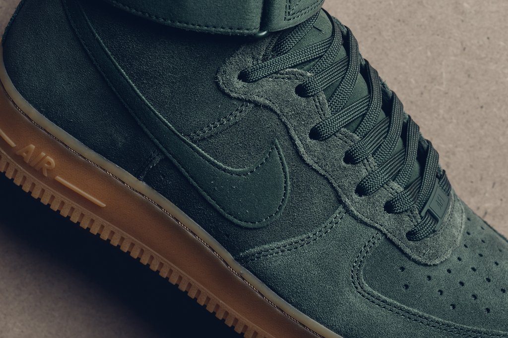 Nike Air Force 1 High Vintage Green-1