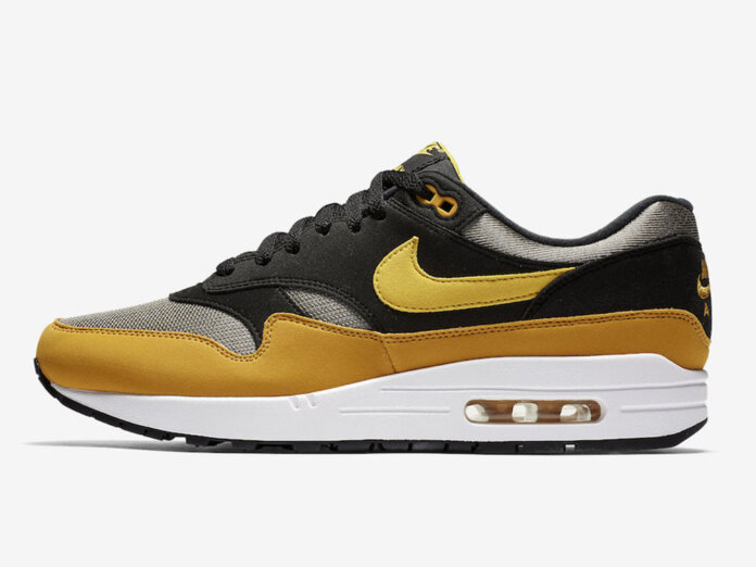 Nike Air Max 1 Black Yellow AH8145-001 Nike Air Max 1 Black Yellow AH8145-001