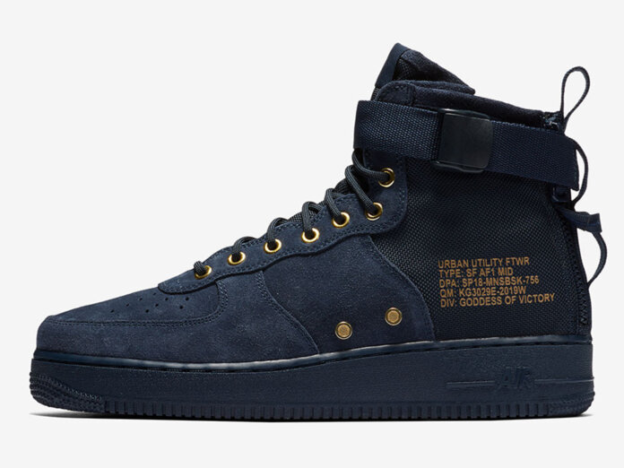 Nike SF-AF1 Mid Obsidian Suede Nike SF-AF1 Mid Obsidian Suede