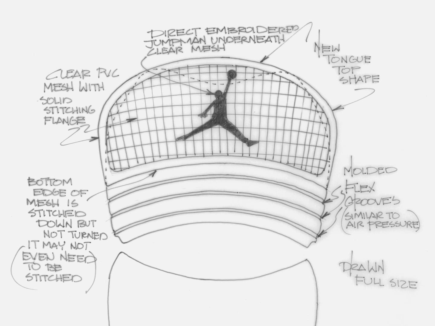 air jordan 5 v design sketch 1