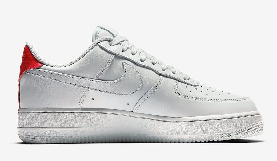 nike air force 1 low split white red 905345-005 3