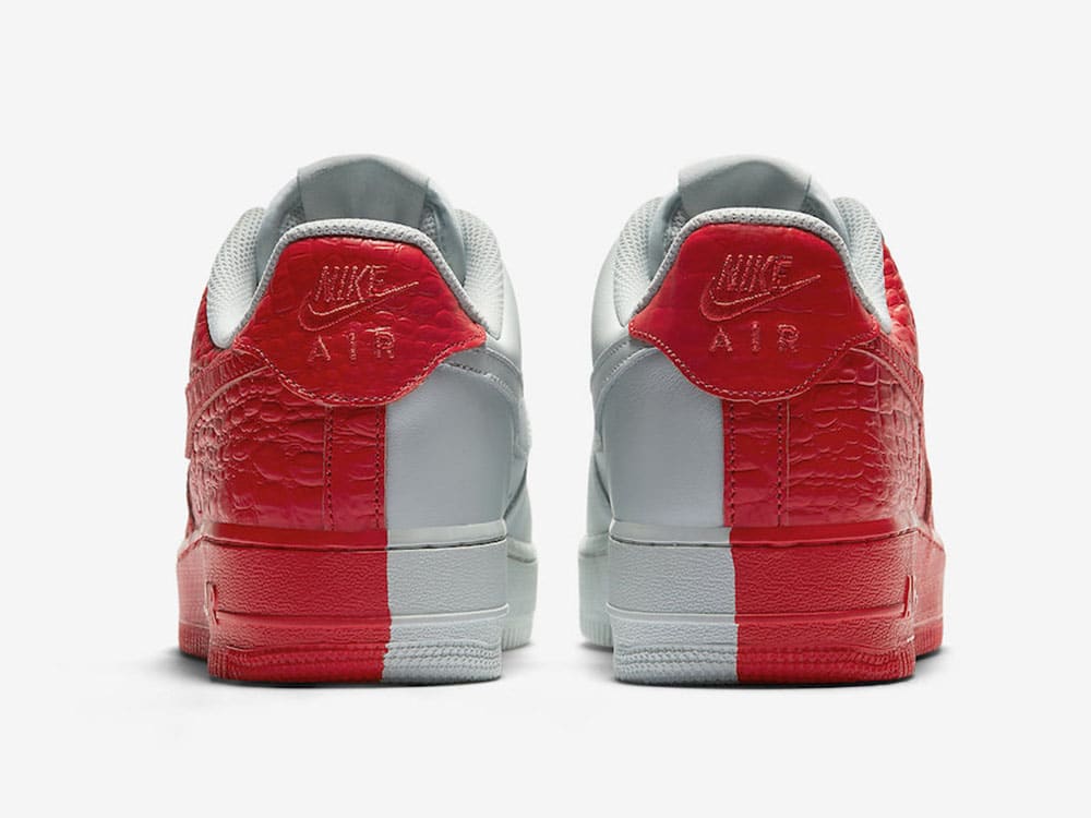 nike air force 1 low split white red 905345-005