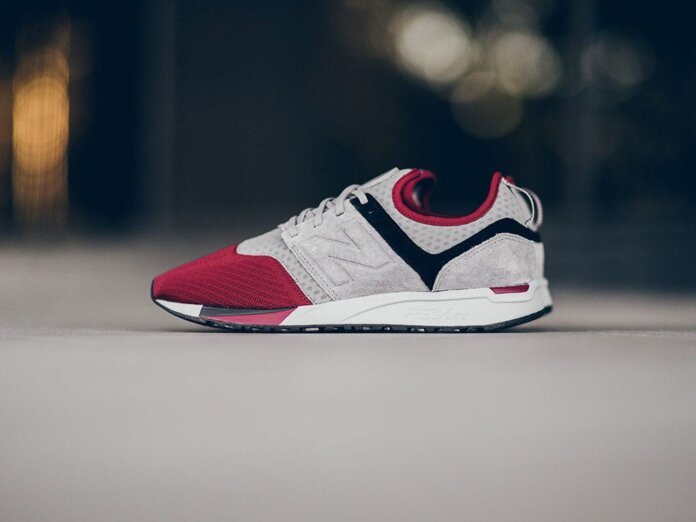New Balance 247 Grey Burgundy Black New Balance 247 Grey Burgundy Black