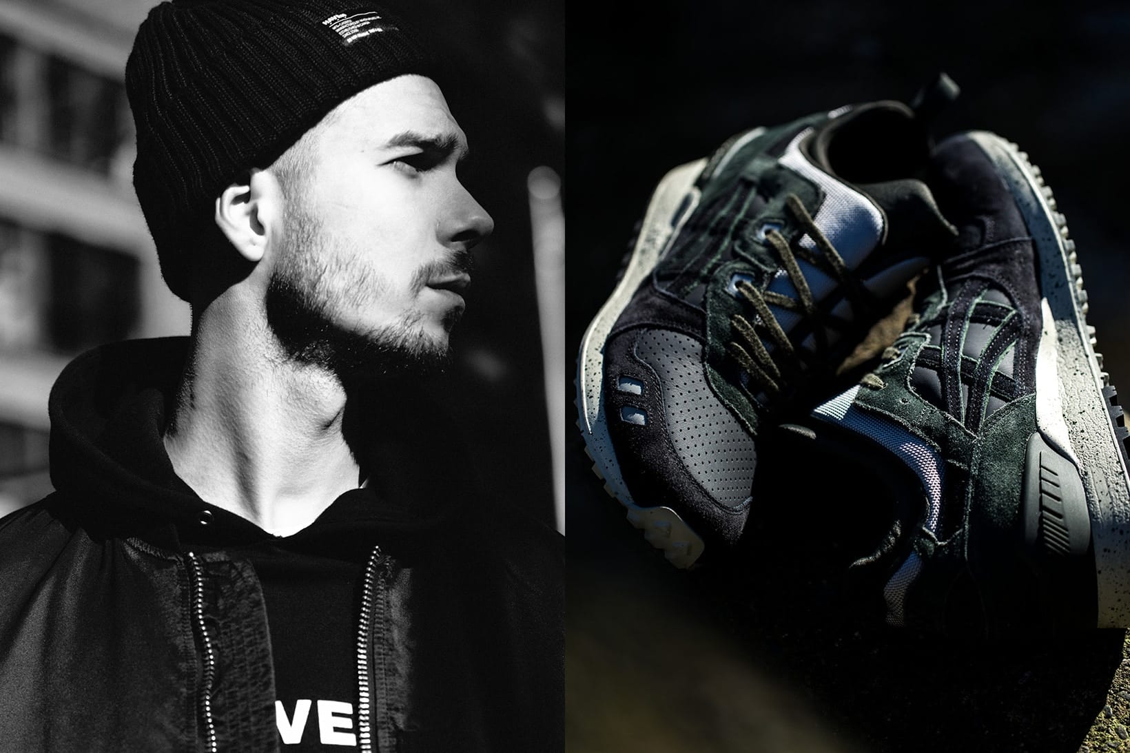 HAVEN i swietny editorial z modelem ASICS GEl Lyte III w tle1