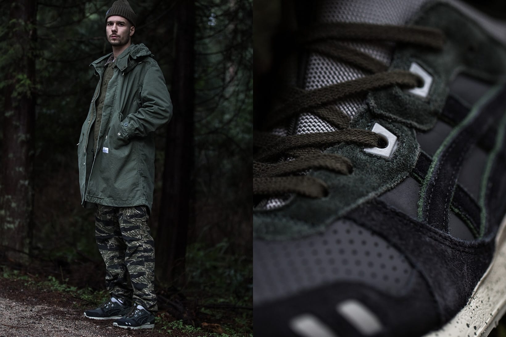 HAVEN i swietny editorial z modelem ASICS GEl Lyte III w tle2