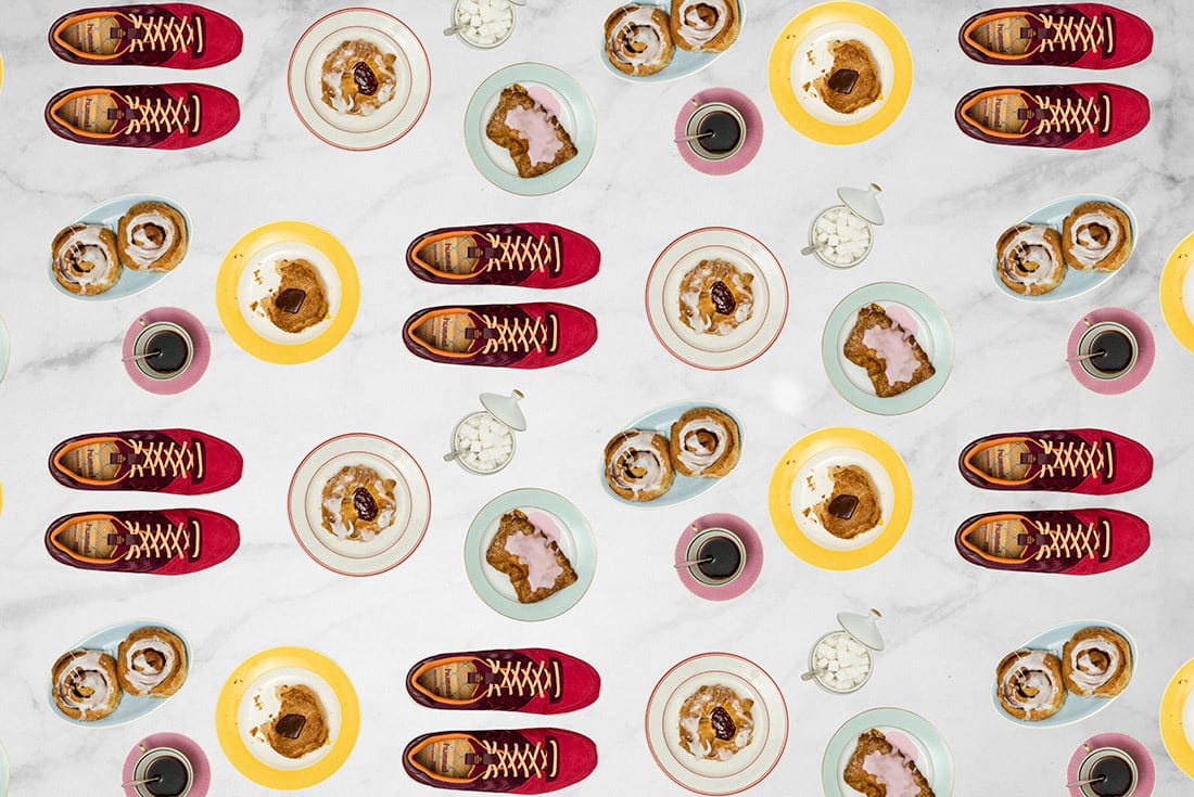 mita sneakers x hummel Marathona Danish Pastry-8