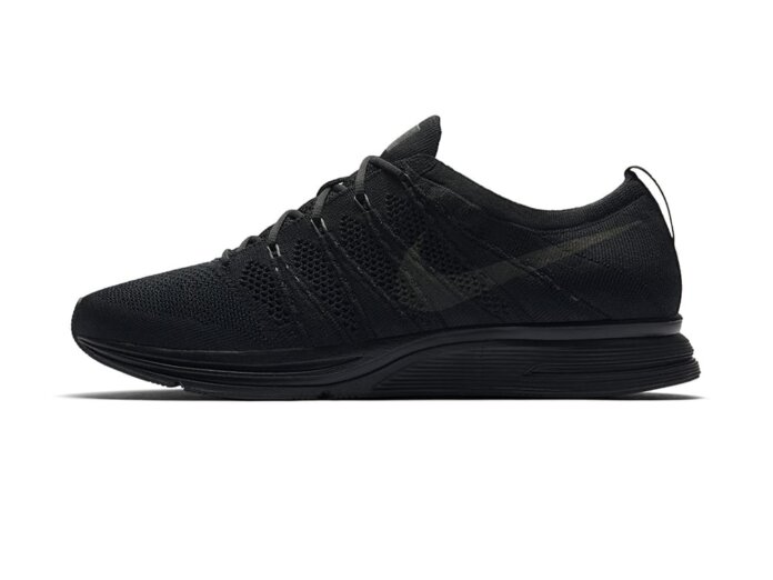 nike flyknit trainer triple black nike flyknit trainer triple black
