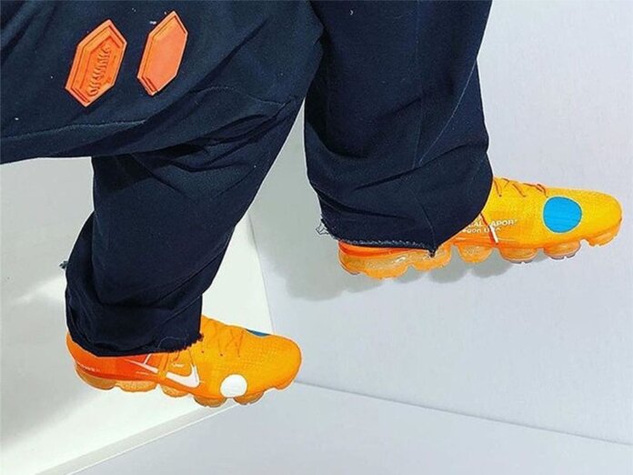 off-white x nike air vapormax orange off-white x nike air vapormax orange