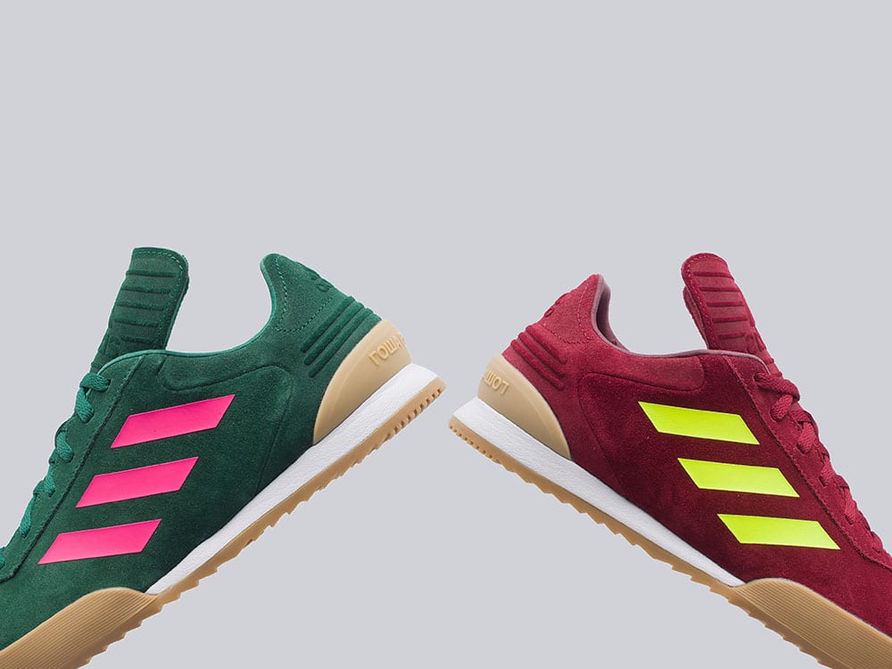 adidas gazelle silver green womens Gosha Rubchinskiy Adidas 2018 Copa Primeknit Boost Mid In White