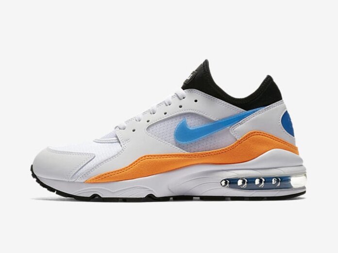 Nike Air Max 93 White Blue Nebula Total Orange 306551-104