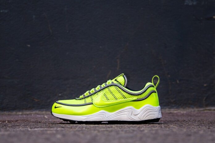 Nike Air Zoom Spiridon - Volt : White Nike Air Zoom Spiridon - Volt : White