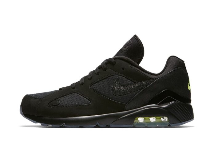 nike air 180 black black volt nike air 180 black black volt