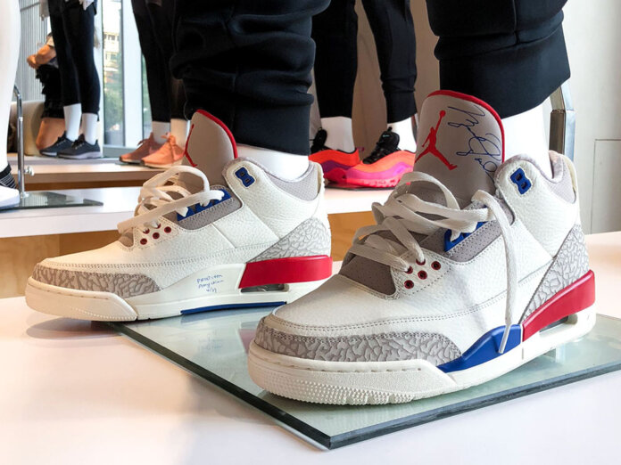 Air Jordan 3 USA Sail Sport Royal Fire Red 136064-140 Air Jordan 3 USA Sail Sport Royal Fire Red 136064-140