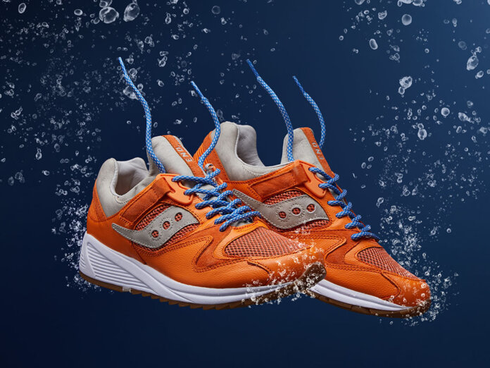 END x Saucony Grid 8500 Lobster