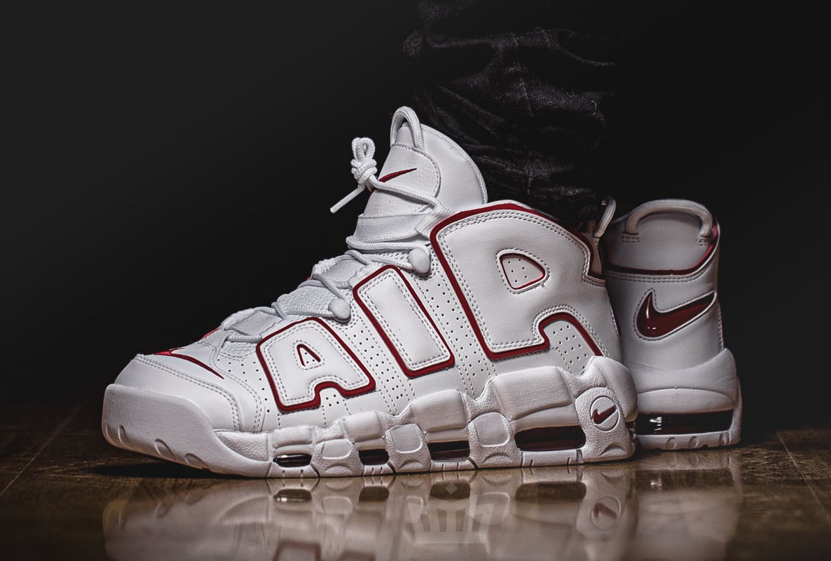 Nike Air More Uptempo 96 White Univeristy Red 921948-102 1