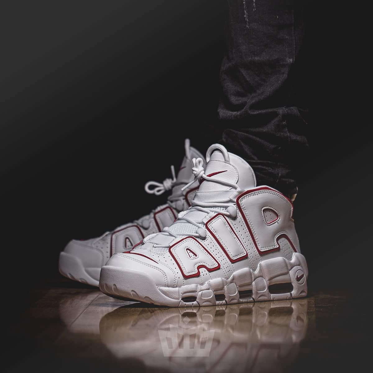 Nike Air More Uptempo 96 White Univeristy Red 921948-102 3