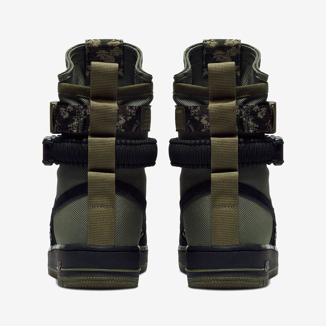 nike sf-af1 high Black Medium Olive Neutral Olive Black 864024-004 5