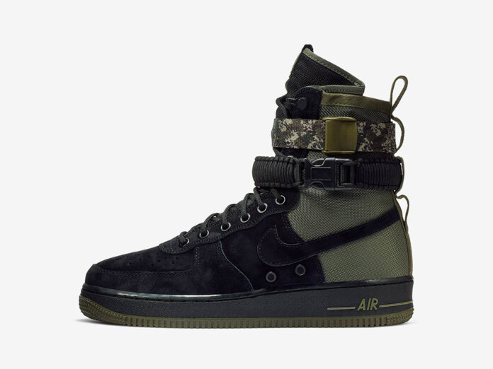 nike sf-af1 high Black Medium Olive Neutral Olive Black 864024-004