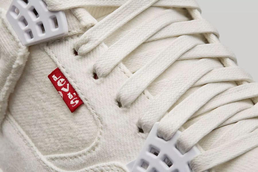 Levis x Air Jordan 4 White Denim AO2571-100 2