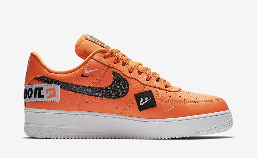 Nike Air Force 1 Low Just Do It Total Orange AR7719-800 2