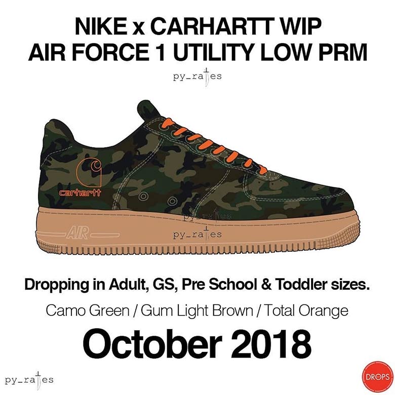 Carhartt WIP x Nike Air Force 1 Low-2