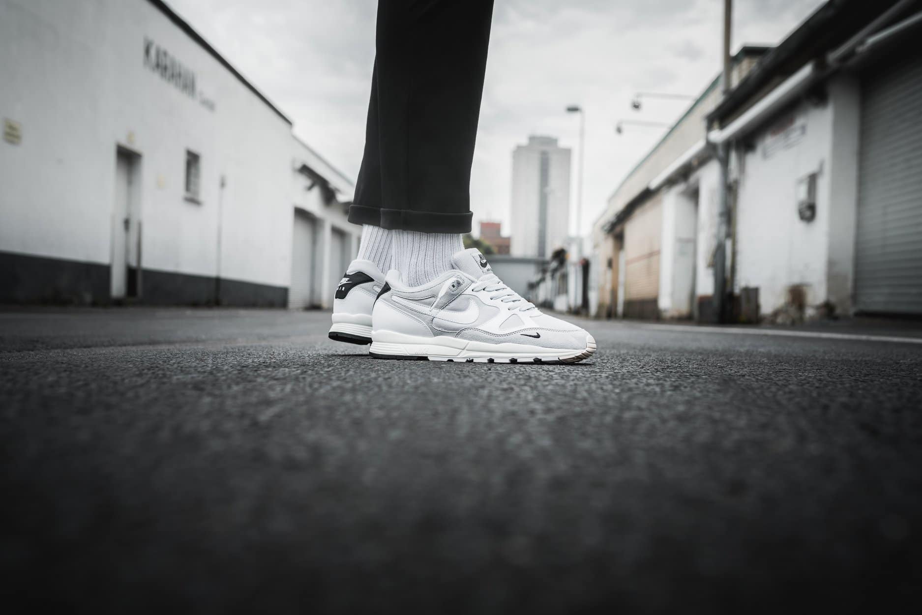 Nike Air Span II Mini Swoosh Pure Platinum White Black Sail AQ3120-001 5