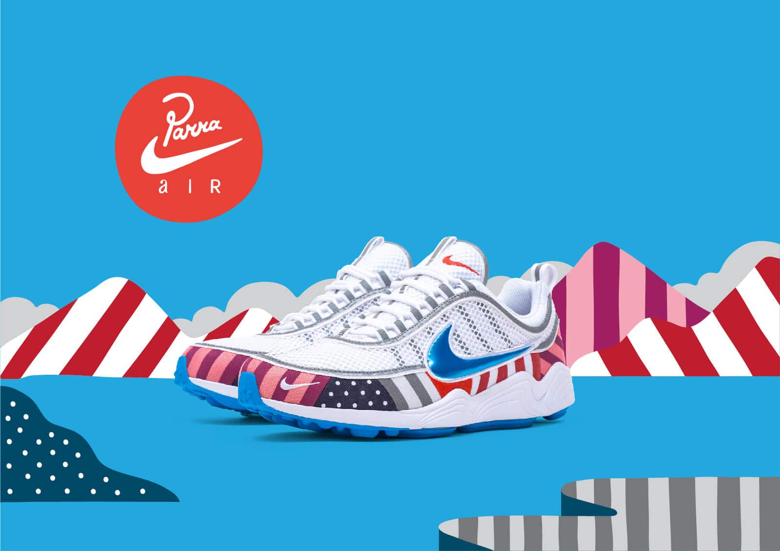 parra x nike zoom spiridon