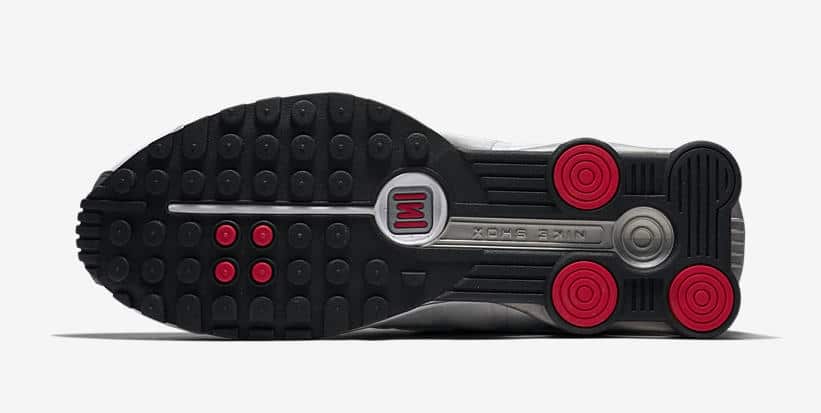 Nike Shox R4 OG White Comet Red Black Metallic Silver BV1111-100 1