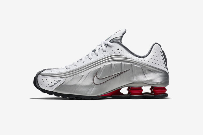 Nike Shox R4 OG White Comet Red Black Metallic Silver BV1111-100 Nike Shox R4 OG White Comet Red Black Metallic Silver BV1111-100