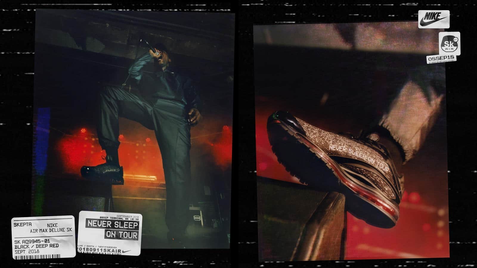 Skepta x Nike Air Max Deluxe Never sleep on Tour AQ9945-001 0