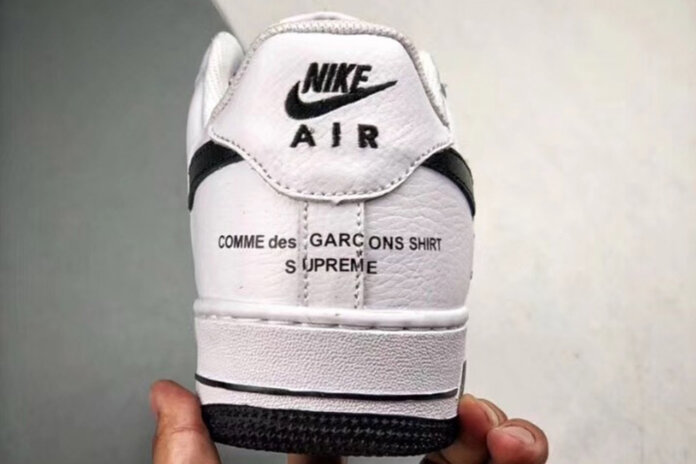 Supreme x Comme Des Garcons x Nike Air Force 1 Low White