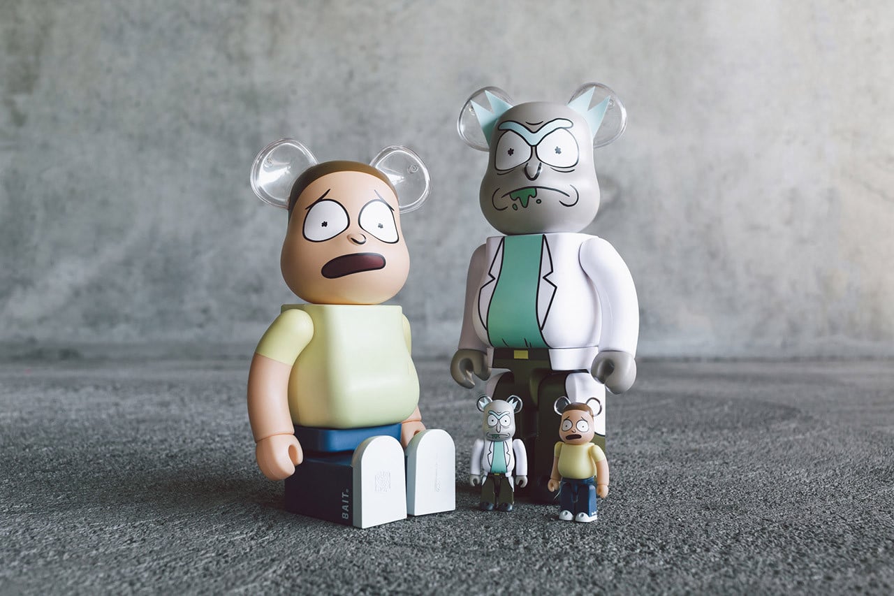 BAIT x Medicom Toy BEARBRICK Rick and Morty-1