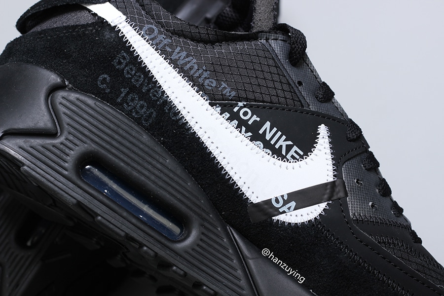 Off-White x Nike Air Max 90 Black AA7293-001 6