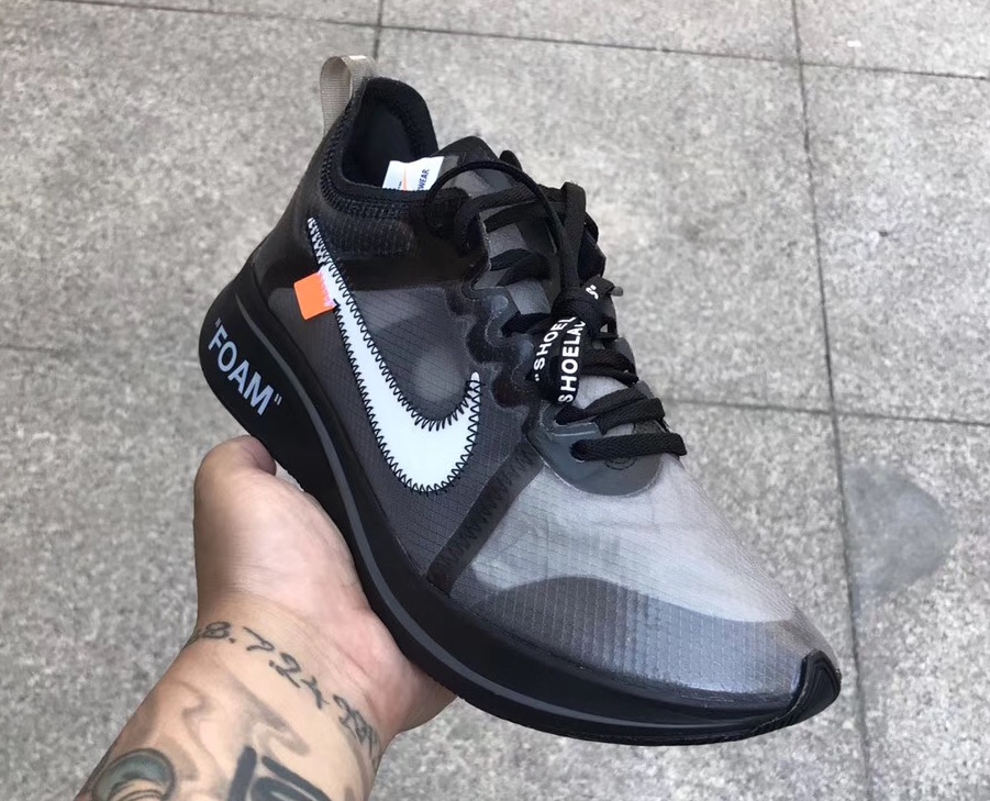 Off-White x Nike Zoom Fly SP Black AJ4588-001 6