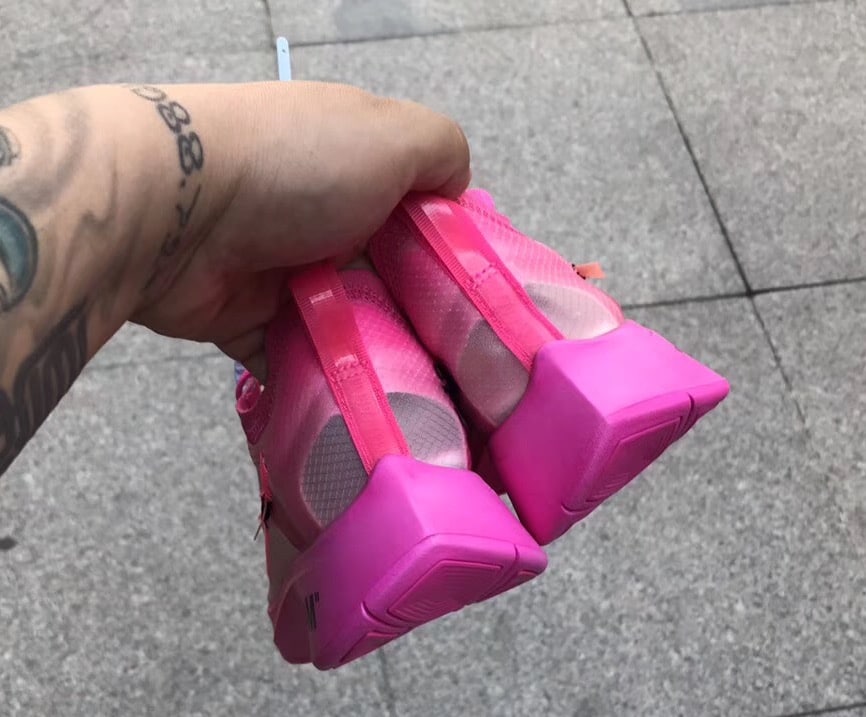 Off-White x Nike Zoom Fly SP Tulip Pink Racer Pink AJ4588-600 2