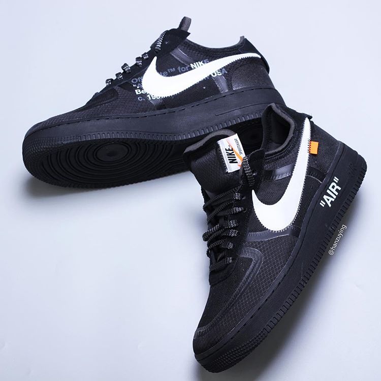 off-white x nike air force 1 low black AO4606-001 1
