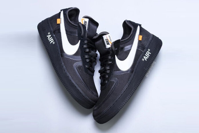 off-white x nike air force 1 low black AO4606-001