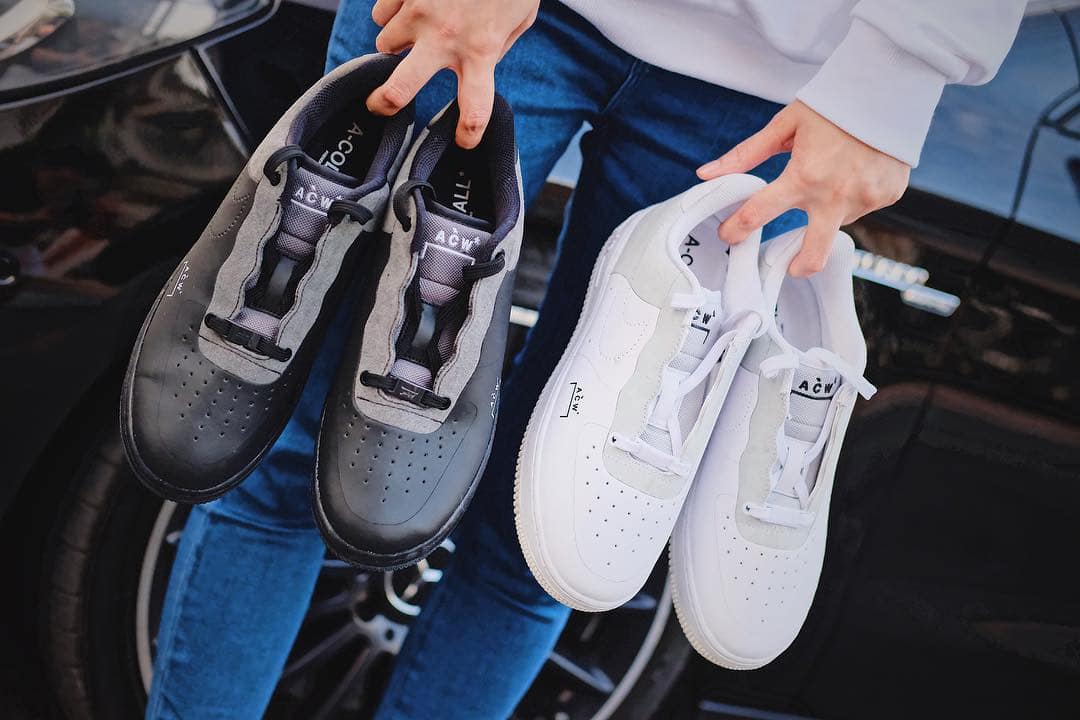 a cold wall air force 1 on feet