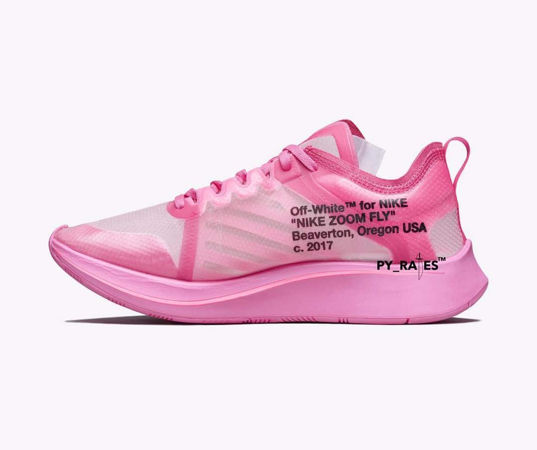 Off-White x Nike Zoom Fly Pink AJ4588-600 2