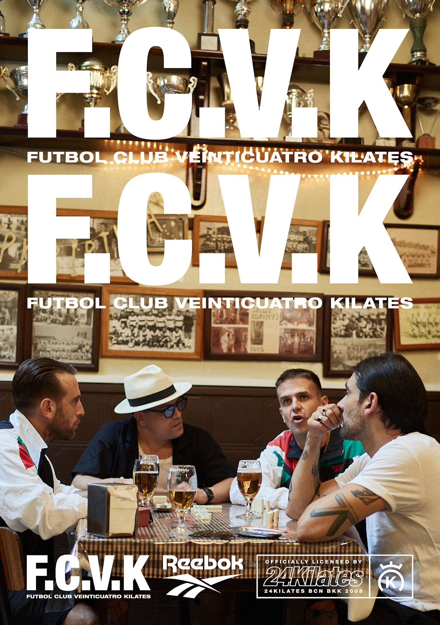 24 Kilates X Reebok CL Nylon FCVK II Futbolin Pack 1