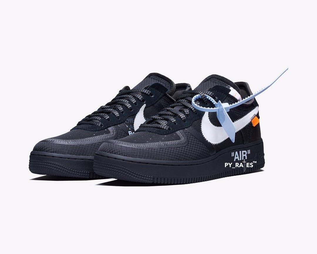 Off-White x Nike Air Force 1 Low Black AO4606-001 3