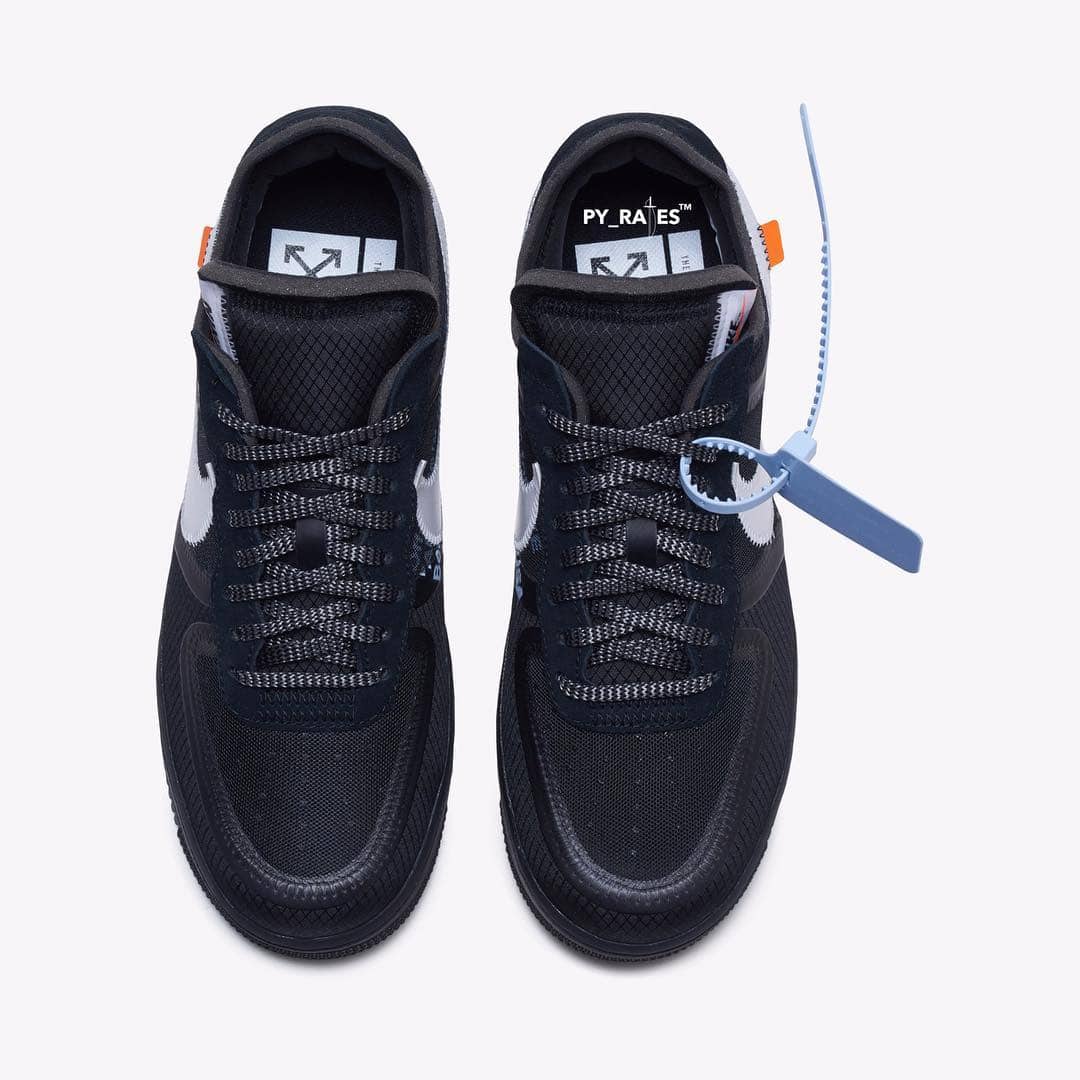 Off-White x Nike Air Force 1 Low Black AO4606-001 4