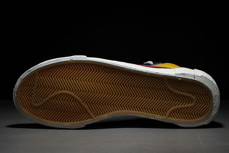 Sacai x Nike Blazer Mid Yellow BV0072-700 7