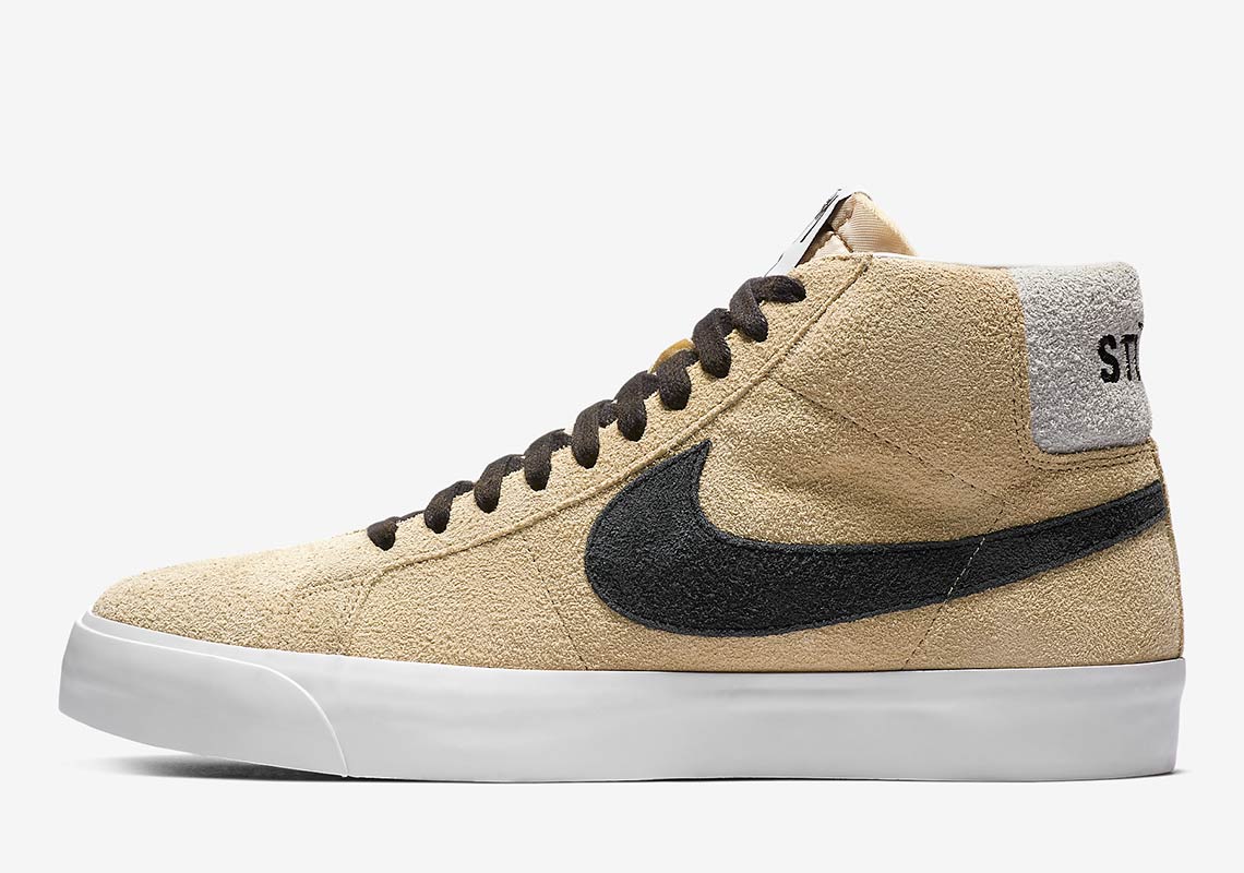 Stussy x Nike SB Blazer Mid x Lance AH6158-700 2