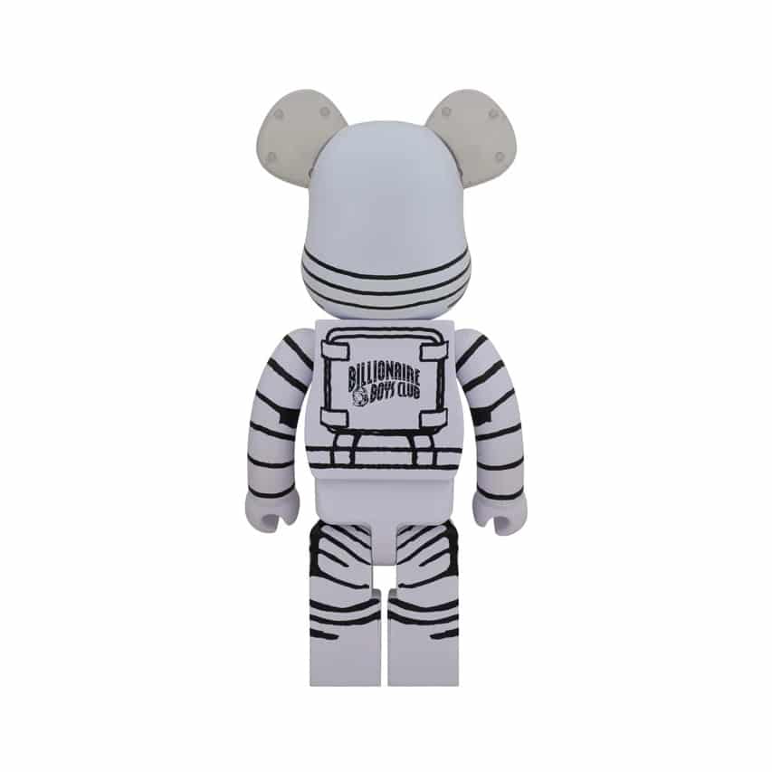 Billionaire Boys Club x Medicom Toy BEARBRICK White Astronaut 2