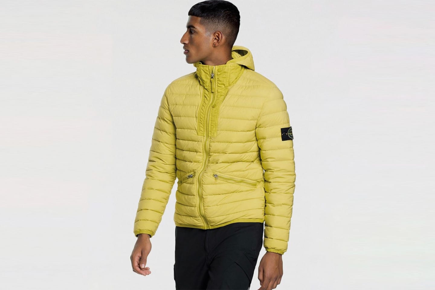 Stone Island Loom Woven Down Chambers Stretch Nylon-TC 1