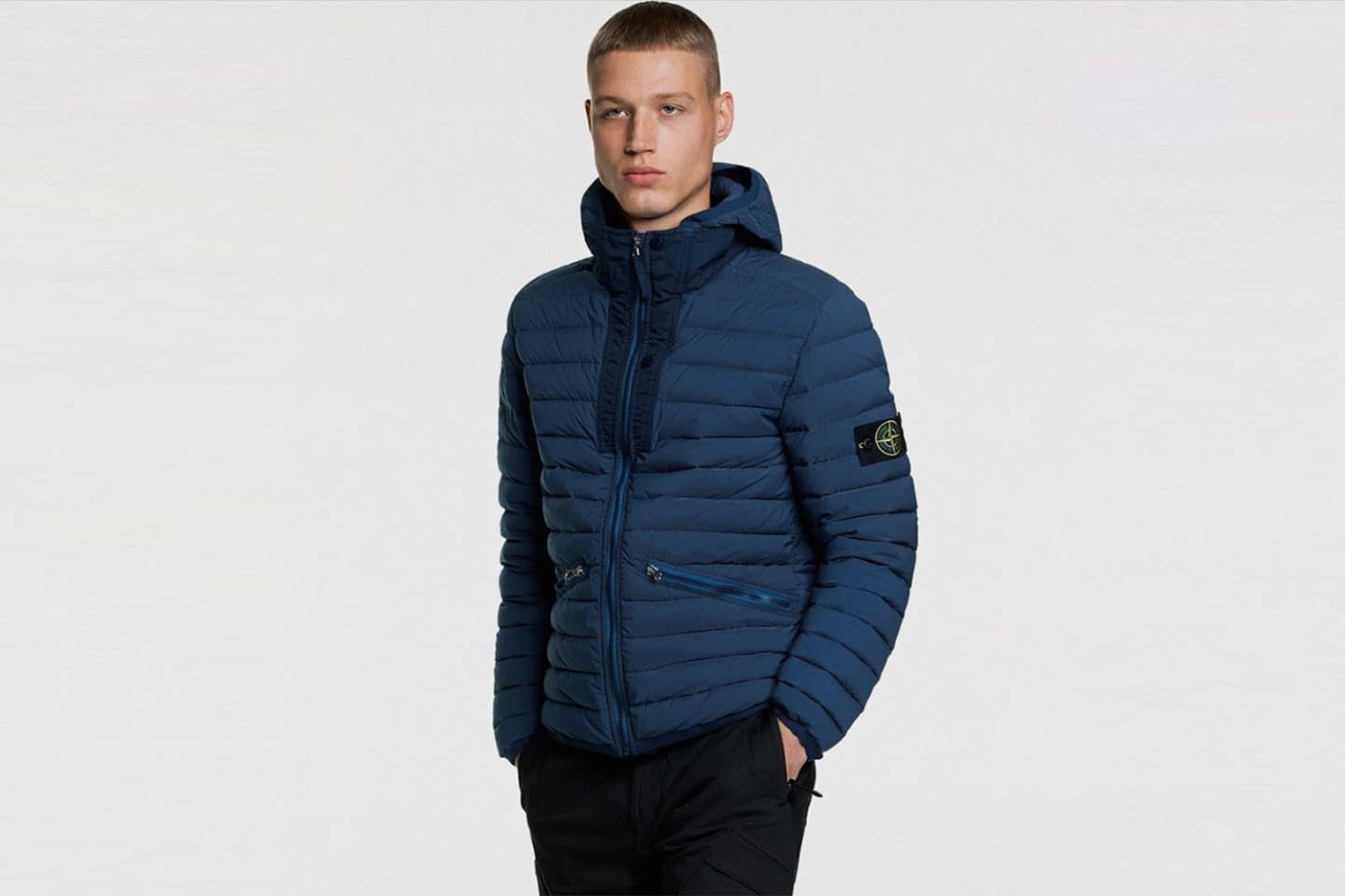 Stone Island Loom Woven Down Chambers Stretch Nylon-TC 6