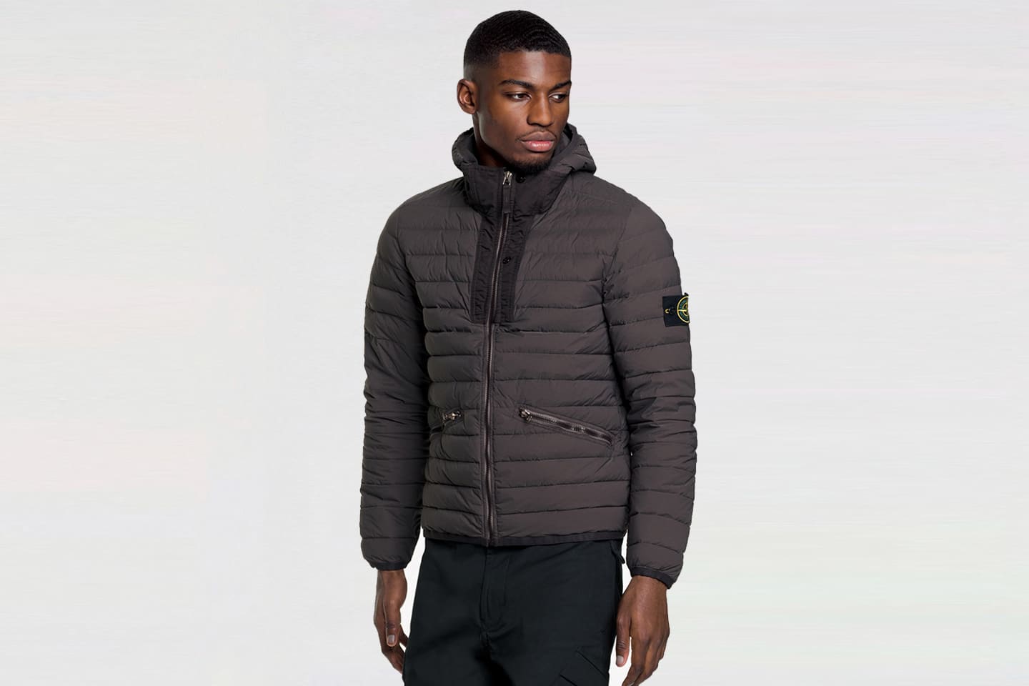 Stone Island Loom Woven Down Chambers Stretch Nylon-TC 8