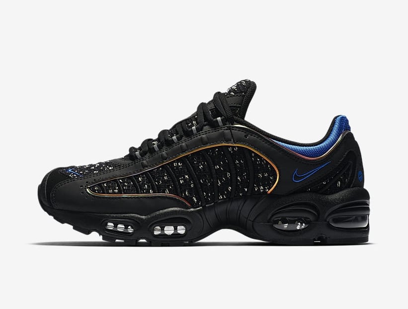 Supreme x Nike Air Max Tailwind 4 IV Black Hyper Cobalt AT3854-001 2