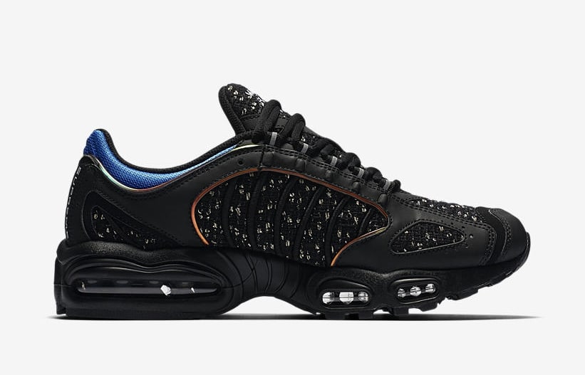 Supreme x Nike Air Max Tailwind 4 IV Black Hyper Cobalt AT3854-001 3